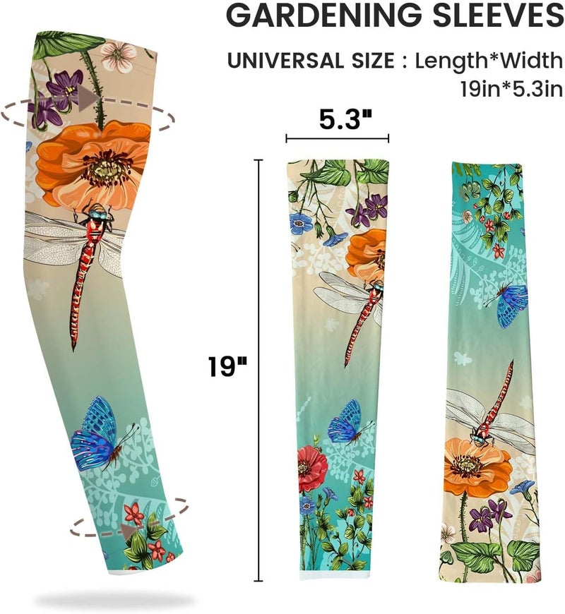 YPHCDO Store Gardening Sleeves for Women Farm Sun Protection Thorn Proof Cooling Arm Sleeves to Cover Arms for Garden Sports - Image 5